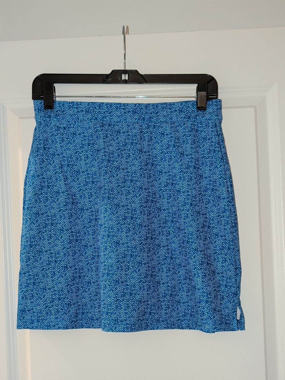 Sally Herringbone Tees Print Skort by Peter Milar XS
